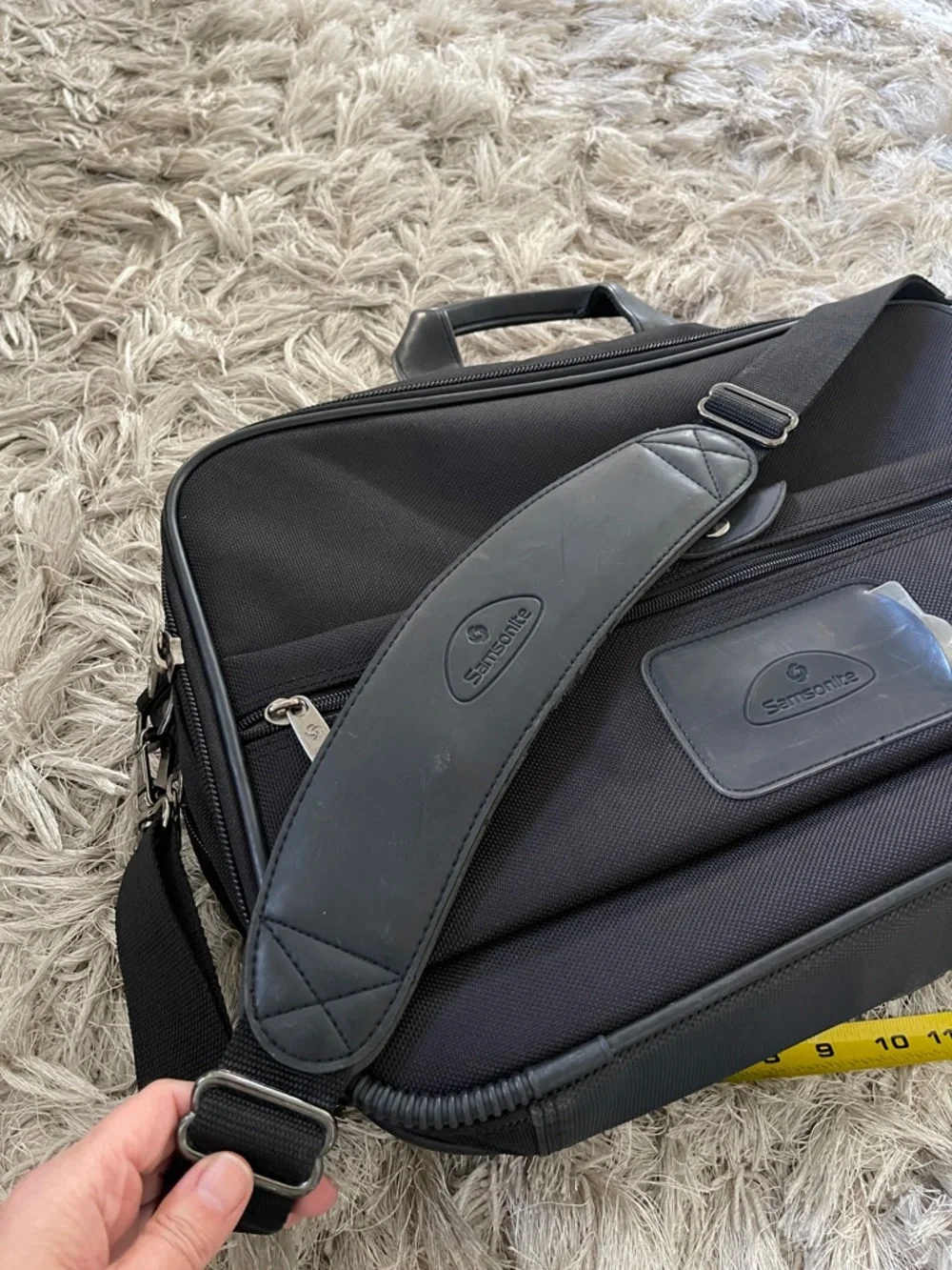 Samsonite Black travel and Laptop Briefcase with Shoulder Strap